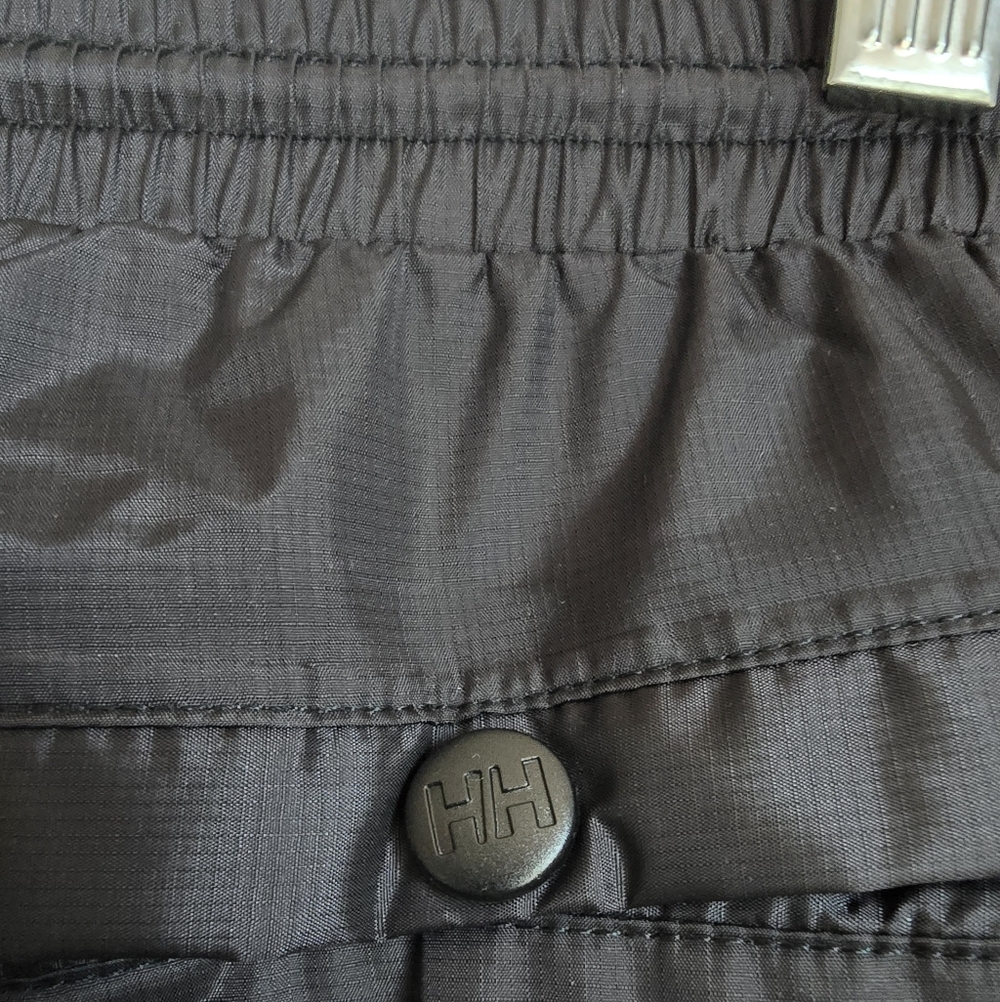 Helly Hansen Black Workwear Unisex Helly Tech Waterproof Nylon Pants SZ Large - Picture 9 of 13